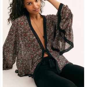 Free People Lola Kimono Top NWT